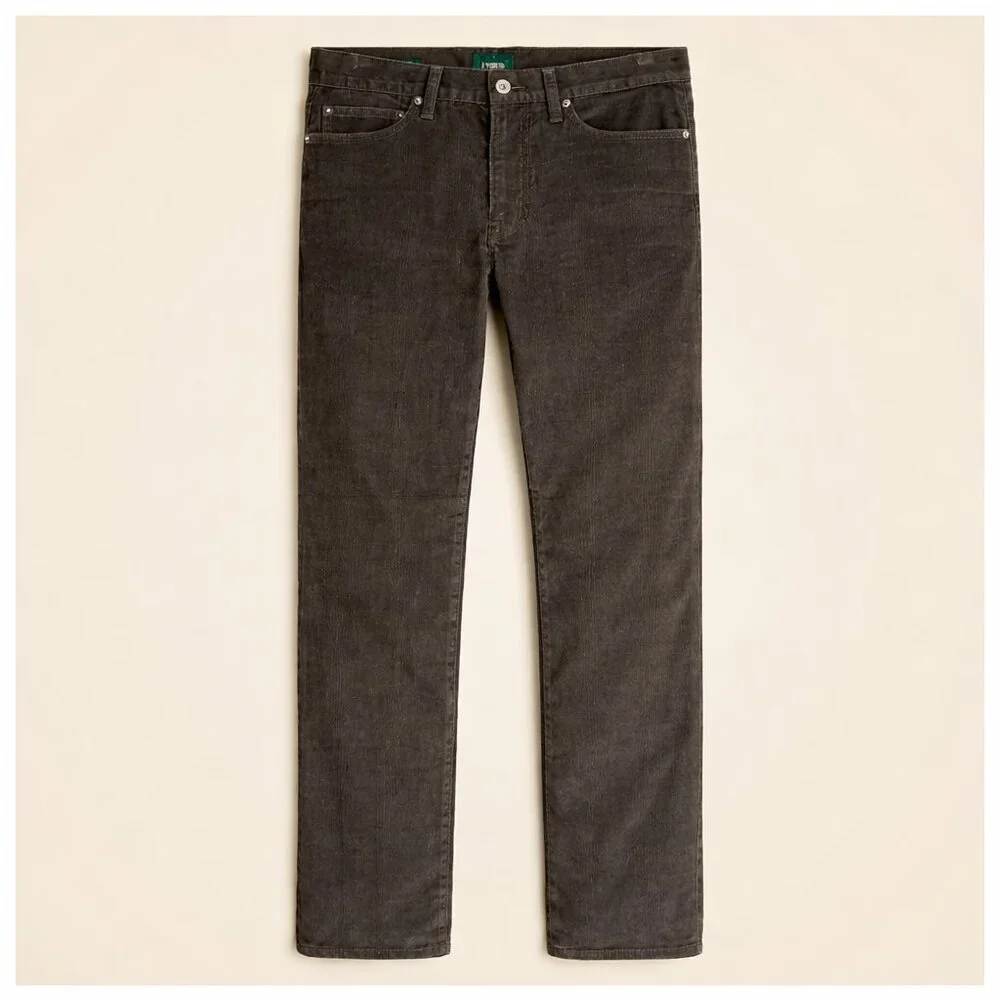 J.Crew – Men’s 770 Stretch Grey Corduroy Pants – W30 x L32​